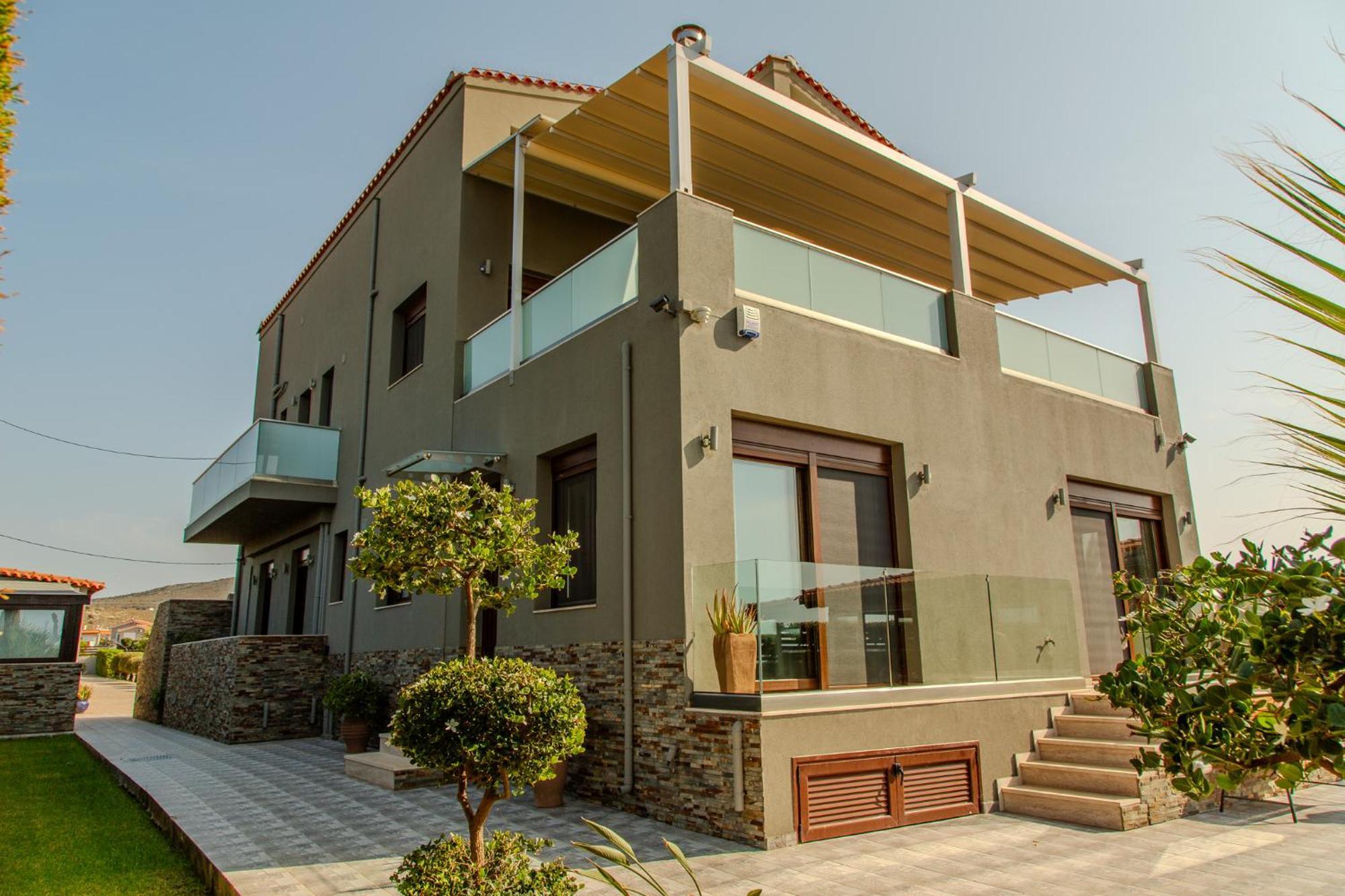 A Cozy Eco Villa By The Sea Гуве Экстерьер фото