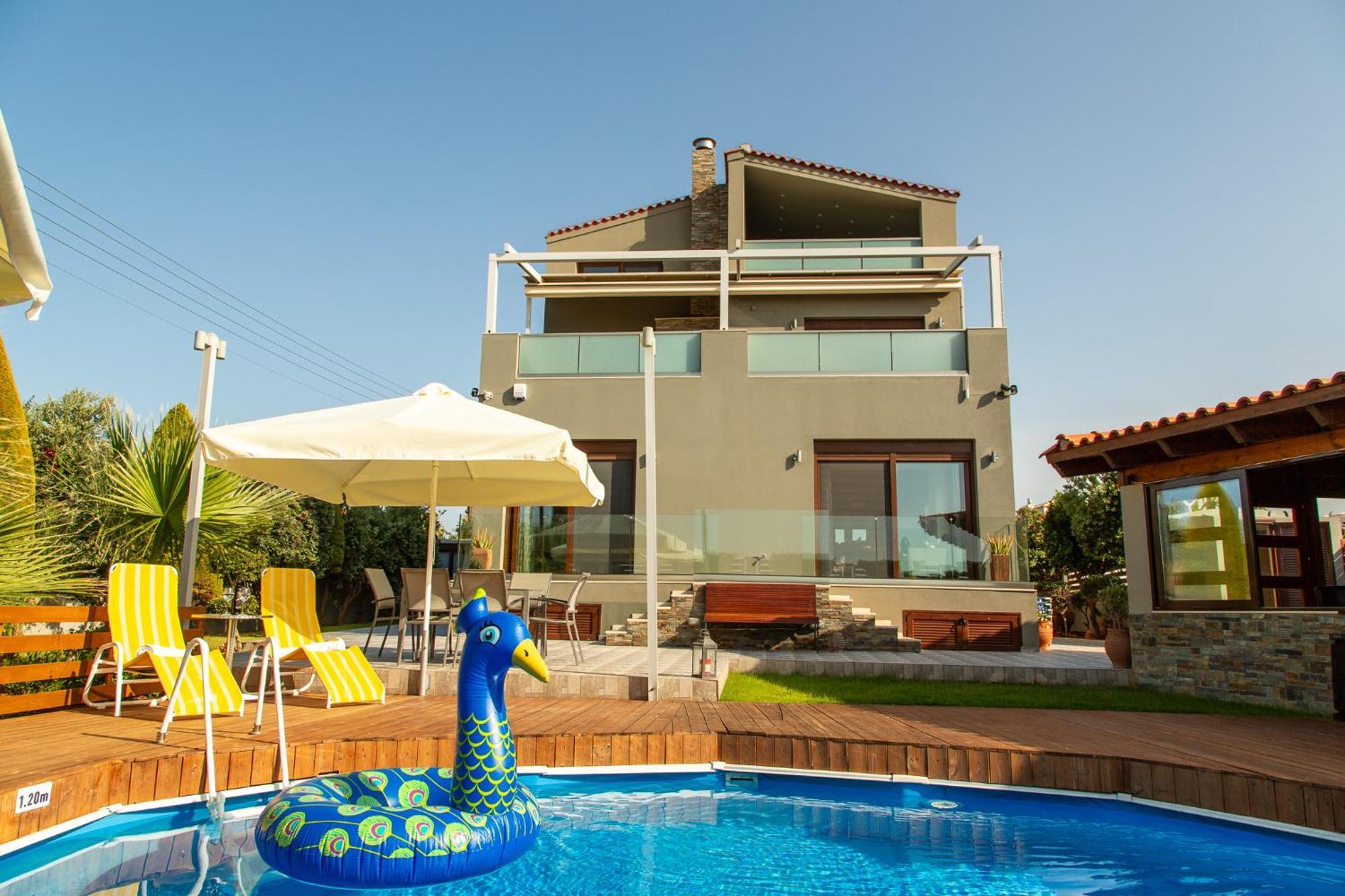 A Cozy Eco Villa By The Sea Гуве Экстерьер фото
